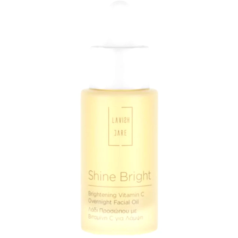 Lavish Care Lavish Care Shine Bright Brightening Vitamin C Overnight Facial Oil Λάδι Προσώπου με Βιταμίνη C για Λάμψη 30ml