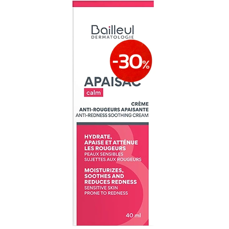BIORGA DERMATOLOGIE Bailleul Promo Apaisac Calm Anti-Redness Soothing Cream Καταπραϋντική Κρέμα Κατά της Ερυθρότητας 40ml