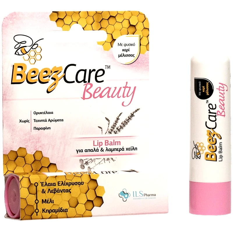 BeezCare BeezCare Beauty Lip Balm Βάλσαμο Χειλιών με Μέλι για Απαλά & Λαμπερά Χείλη 5.1g