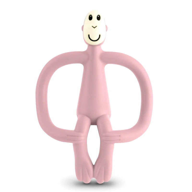 Matchstick Monkey Matchstick Monkey Teething Toy Κωδ 240110 Μασητικό Οδοντοφυΐας από 3 Μηνών 1 Τεμάχιο - Dusty Pink