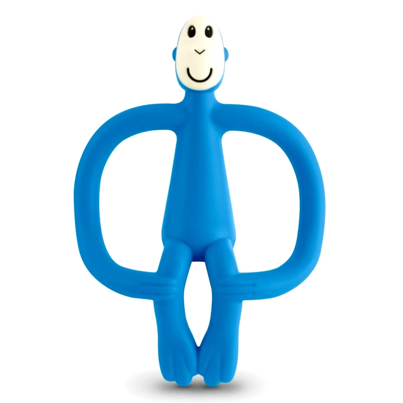 Matchstick Monkey Matchstick Monkey Teething Toy Κωδ 240102 Μασητικό Οδοντοφυΐας από 3 Μηνών 1 Τεμάχιο - Blue