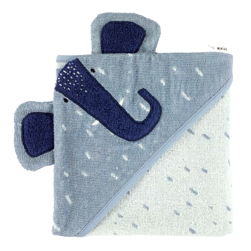 Trixie Trixie Hooded Towel Κωδ 77109 Παιδική Πετσέτα Μπάνιου με Κουκούλα 1 Τεμάχιο - Mrs. Elephant