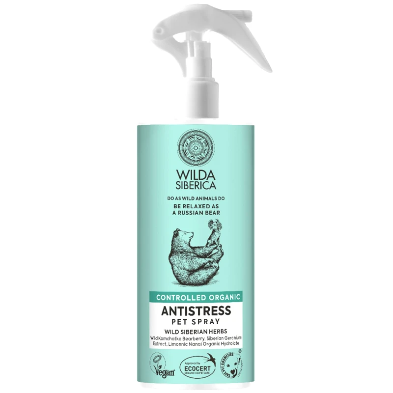 Natura Siberica Natura Siberica Wilda Organic Antistress Pet Spray Καταπραϋντικό Spray Κατά του Άγχους για το Τρίχωμα των Κατοικιδίων 250ml