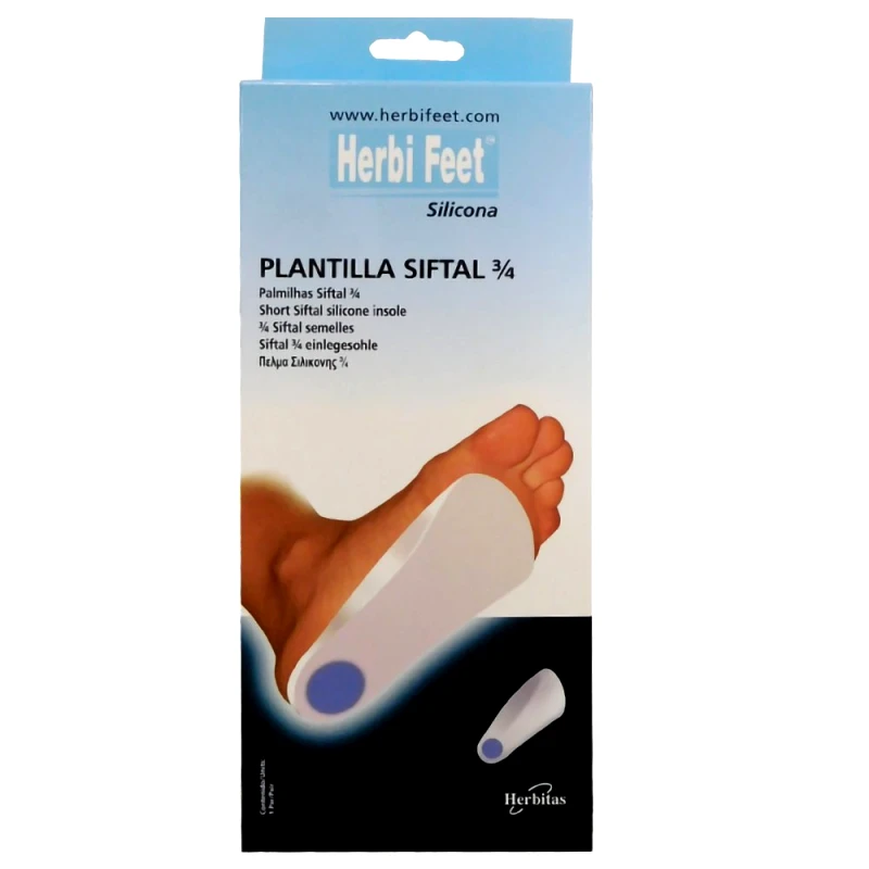 Herbi Feet Herbi Feet Siftal 3/4 Πέλμα Σιλικόνης 2 Τεμάχια - Medium