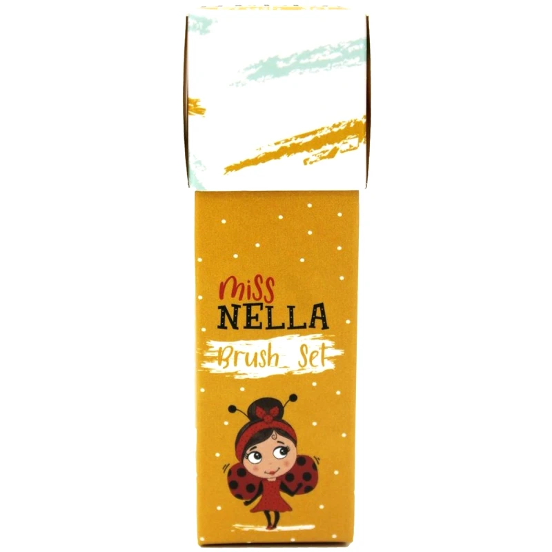 Miss Nella Miss Nella Brush Set Σετ Πινέλων για Παιδικό Μακιγιάζ 1 Τεμάχιο