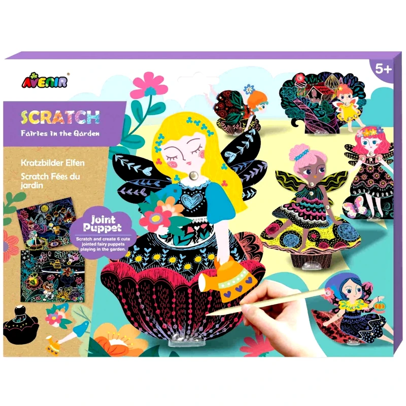 Avenir Avenir Scratch Puppets Κωδ 60103 Παιδικό Παιχνίδι 1 Τεμάχιο - Fairies
