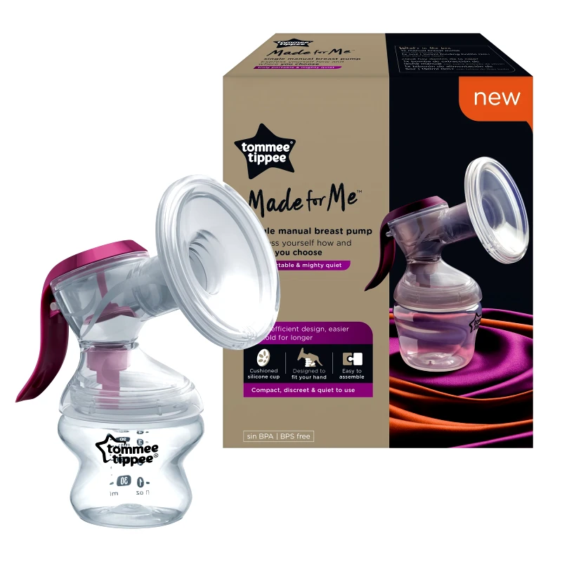 Tommee Tippee Tommee Tippee Closer to Nature Single Manual Breast Pump Κωδ 423627 Χειροκίνητο Θήλαστρο Μονό 1 Τεμάχιο