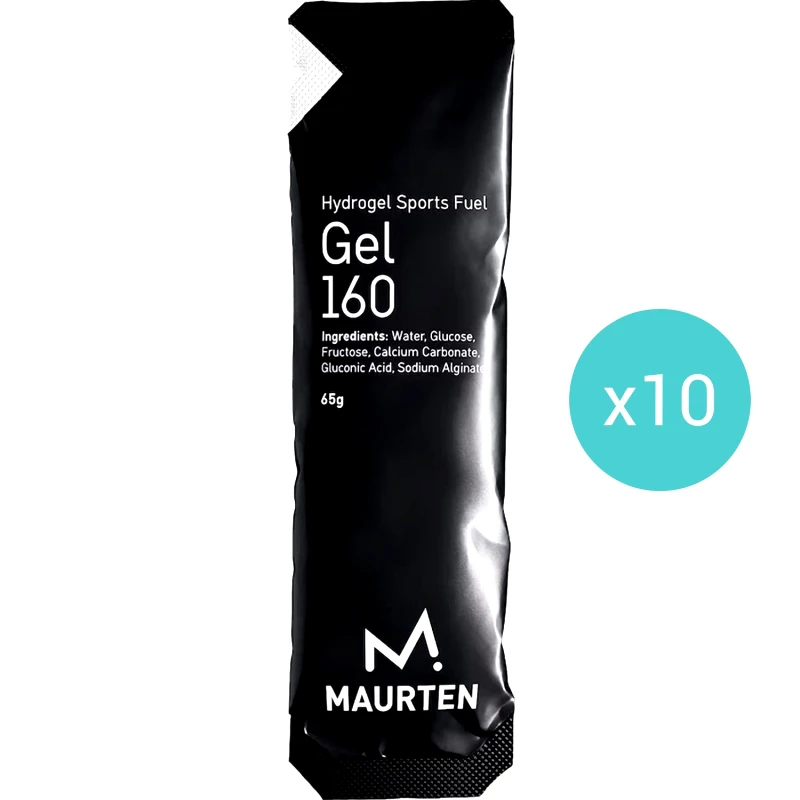 Maurten Σετ Maurten Gel 160 Συμπλήρωμα Διατροφής Μινιμαλιστικής Φόρμουλας Τεχνολογίας Hydrogel για Ενέργεια Κατά τη Διάρκεια Έντονης Άθλησης 65g, 10 Τεμάχια