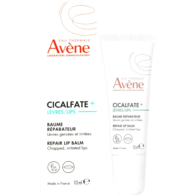 Avène Avene Cicalfate Repair Lip Balm Επανορθωτικό Βάλσαμο για Σκασμένα & Ερεθισμένα Χείλη 10ml