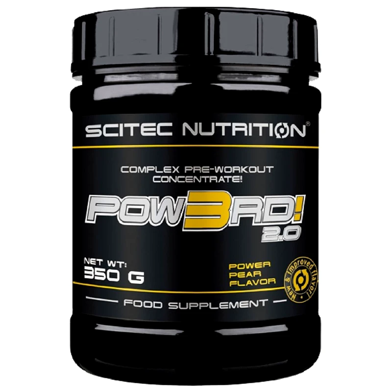 Scitec Nutrition Scitec Nutrition Pow3rd 2.0 Complex Pre-Workout Concetrate Συμπλήρωμα Διατροφής για την Ενίσχυση της Σωματικής, Μυικής Απόδοσης με Γεύση 350g - Power Pear