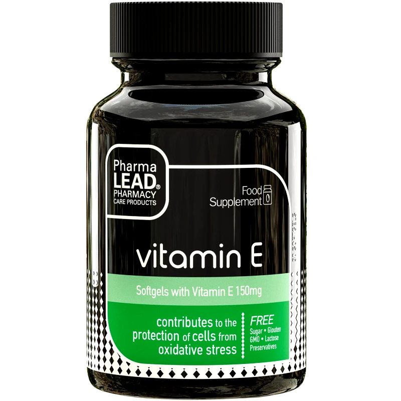 PharmaLead Pharmalead Vitamin E 150mg Συμπλήρωμα Διατροφής με Βιταμίνη Ε για την Αντιμετώπιση του Οξειδωτικού Στρες 30 Softgels
