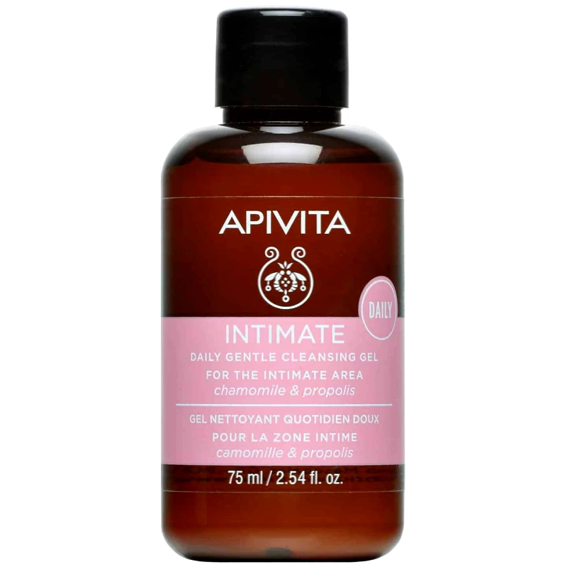 Apivita Apivita Intimate Daily Gel Καθαρισμού για την Ευαίσθητη Περιοχή με Χαμομήλι & Πρόπολη Travel Size 75ml