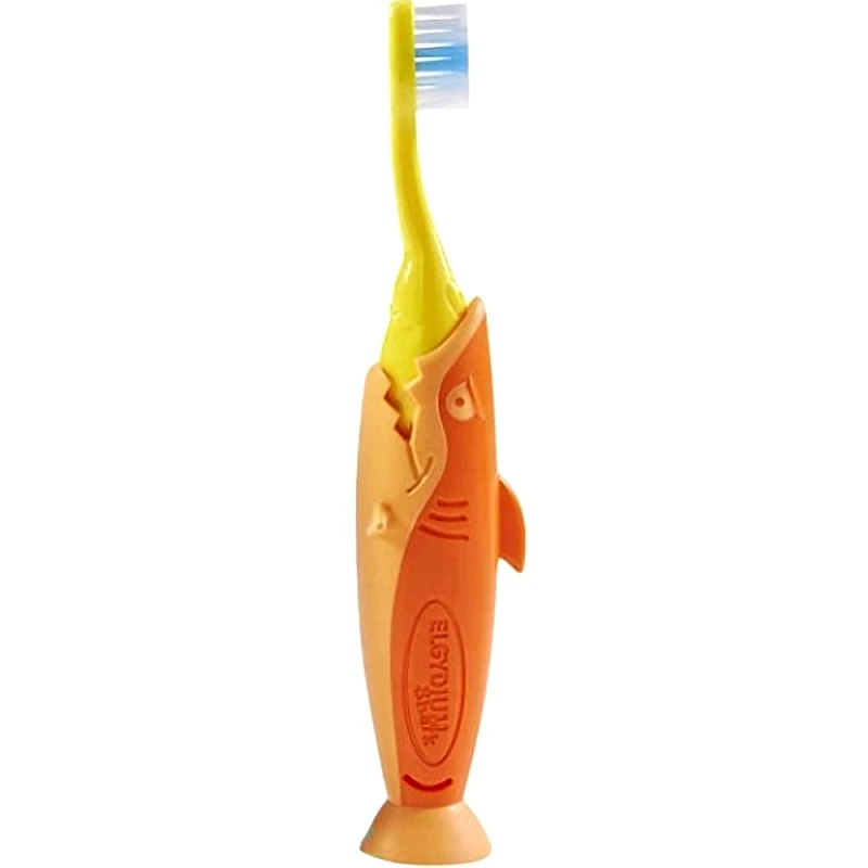 Pierre Fabre Oral Care Elgydium Kids Shark Soft Toothbrush Πορτοκαλί Μαλακή Οδοντόβουρτσα για Παιδιά 2-6 Years 1 Τεμάχιο