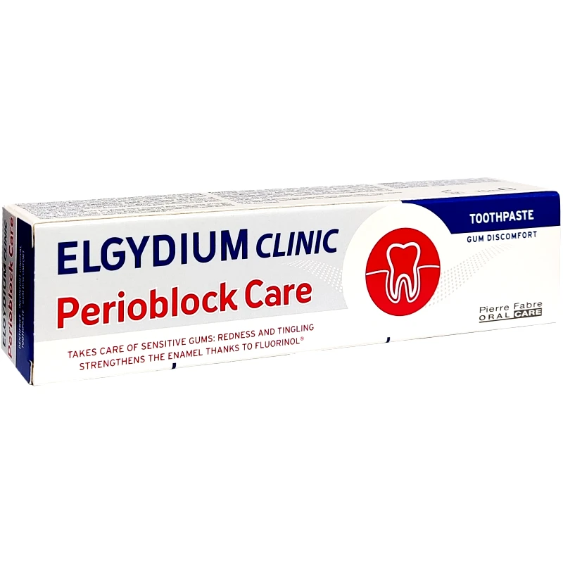 Pierre Fabre Oral Care Elgydium Clinic Perioblock Care Teeth & Gums Οδοντόπαστα για τη Φροντίδα των Αδύναμων Ούλων 75ml