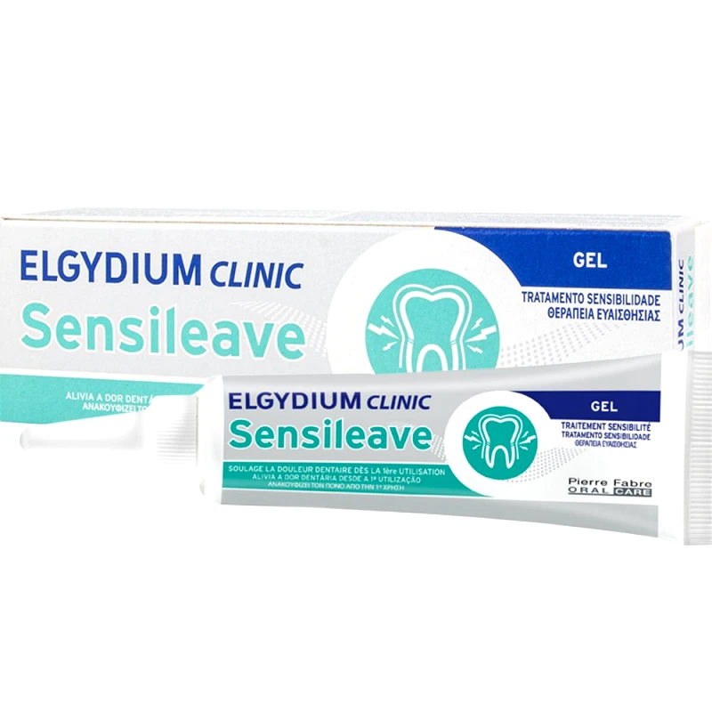 Pierre Fabre Oral Care Elgydium Clinic Sensileave Gel Προστατευτικό Οδοντικό Gel για Άμεση Θεραπεία της Ευαισθησίας των Δοντιών & Ανακούφιση από τον Πόνο 30ml