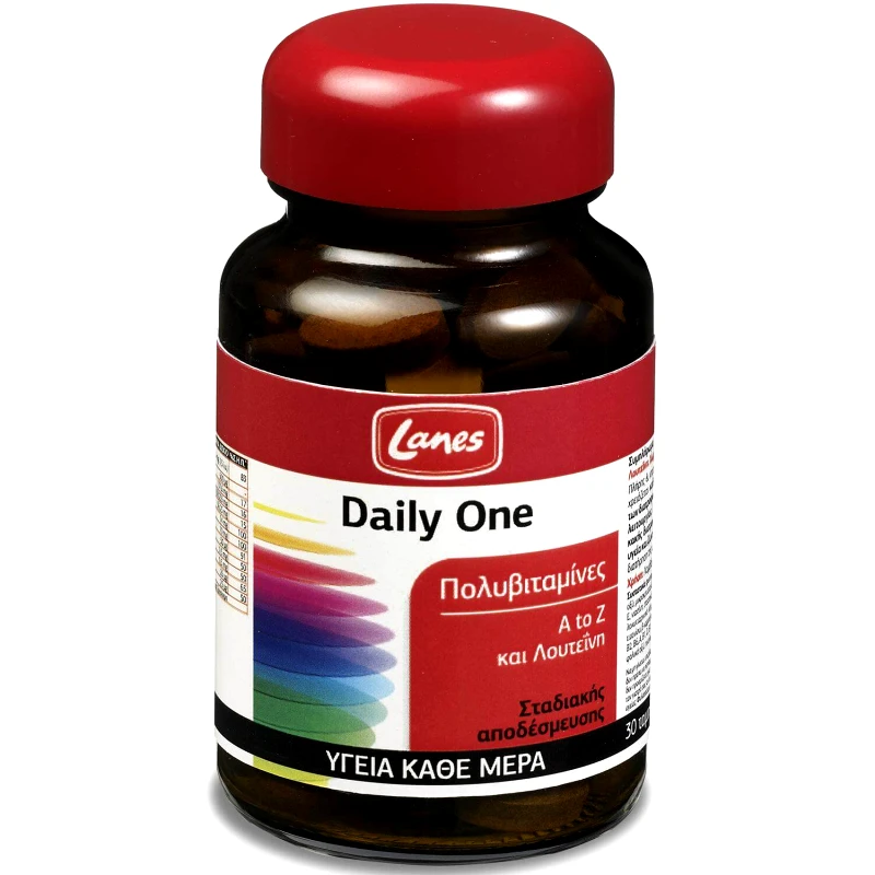 Lanes Lanes Daily One Πολυβιταμίνη με Πλήρη Συνδυασμό Βιταμινών & Μετάλλων 30caps