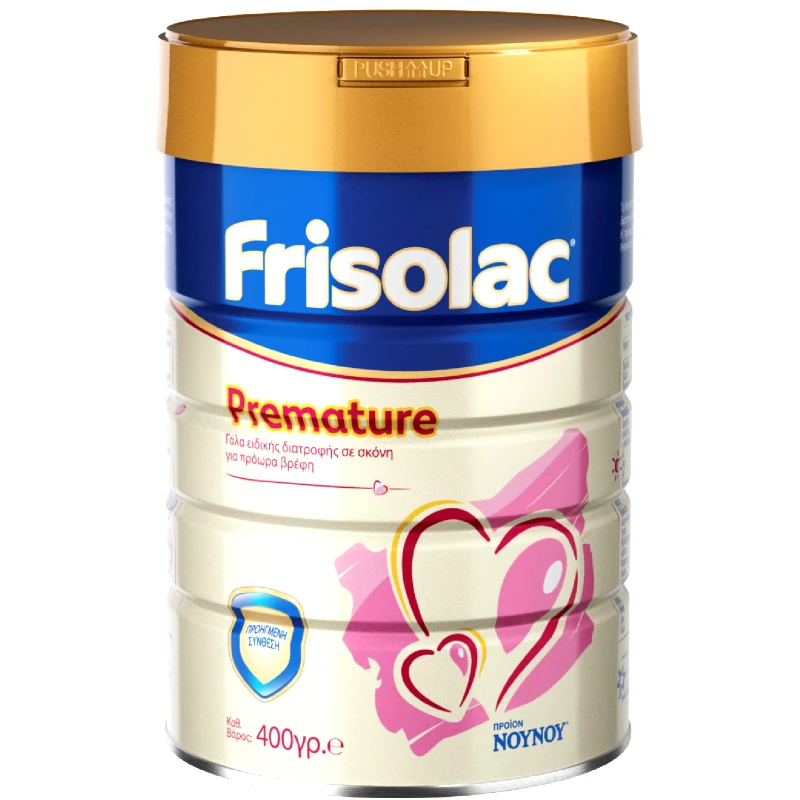 Nounou Nounou Frisolac Premature Γάλα Ειδικής Διατροφής σε Σκόνη για Πρόωρα Βρέφη 400gr
