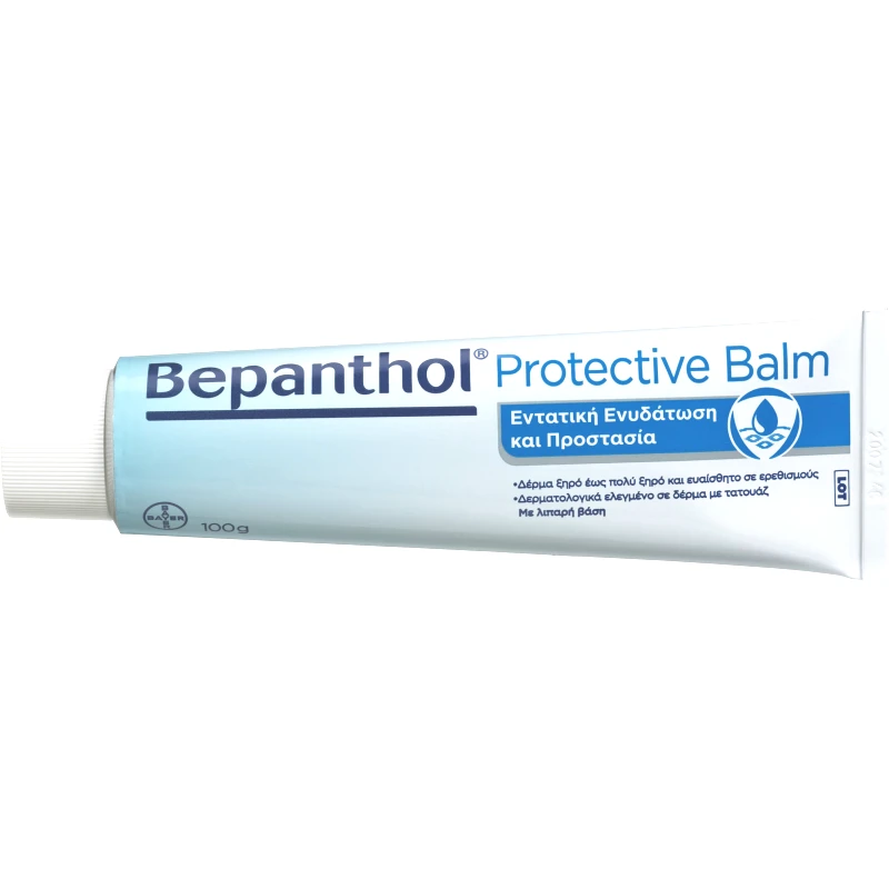 Bepanthol Bepanthol Protective Balm With Oily Base Βάλσαμο Εντατικής Ενυδάτωσης & Προστασίας με Λιπαρή Βάση για Ξηρό - Πολύ Ξηρό & Ευαίσθητο σε Ερεθισμούς Δέρμα 100g