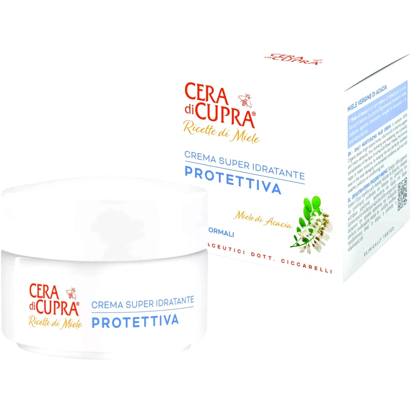 Cera di Cupra Cera di Cupra Honey Recipies Protective Ultra Moisturizing Cream Ενυδατική Κρέμα Προσώπου με Μέλι Ακακίας για Κανονικές Επιδερμίδες 50ml