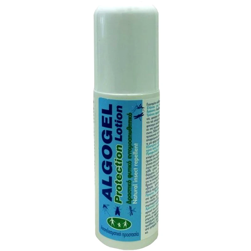 Ergopharm Algogel Protection Lotion Natural Insect Repellent Δραστικό Φυτικό Εντομοαπωθητικό 100ml