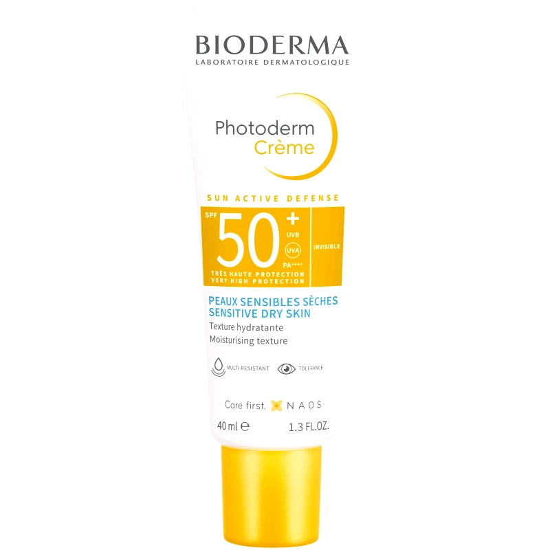 Bioderma Bioderma Photoderm Moisturizing Creme Spf50+ Λεπτόρρευστη Αντηλιακή Κρέμα Προσώπου Πολύ Υψηλής Προστασίας & Ενυδάτωσης για 40ml