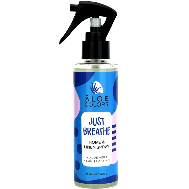 Aloe Colors Aloe Colors Home & Linen Spray Just Breathe Αρωματικό Spray Χώρου & Υφασμάτων με Έντονο Άρωμα με Έντονο Άρωμα Διαρκεί 150ml