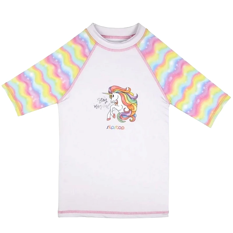 SlipStop SlipStop Unicorn UV Shirt Κωδ UV-05 Μέγεθος 128-134cm Παιδική Μπλούζα Προστασίας από τον Ήλιο 1 Τεμάχιο - 8-9 Years