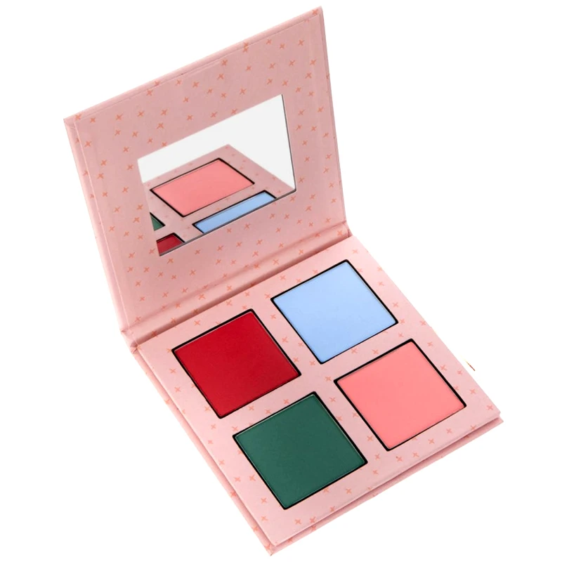 Miss Nella Miss Nella Explore the World of Colour Eye & Cheek Palette Made for Kids Παιδική Παλέτα 2 σε 1 Σκιά Ματιών & Ρουζ με Καθρέπτη για Απαλή Λάμψη 3g - Macaron Magic