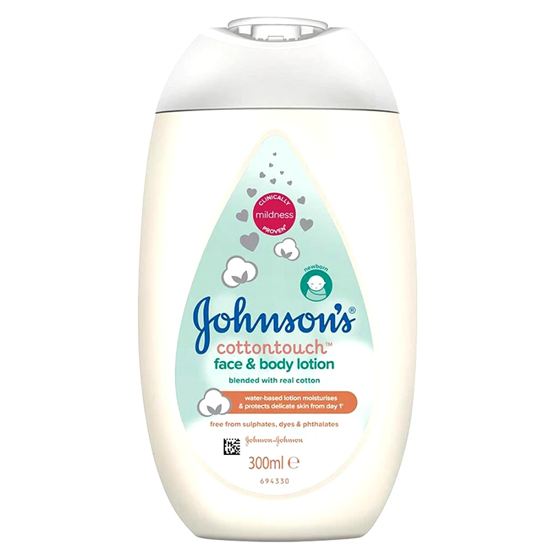 Johnsons & Johnsons Johnson's Baby CottonTouch Face & Body Lotion Βρεφική Λοσιόν για Πρόσωπο & Σώμα 300ml