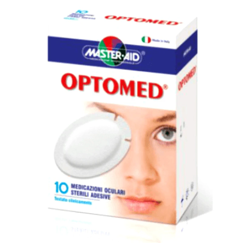 Master Aid Master Aid Optomed 10 Super Αποστειρωμένη Αυτοκόλλητη Οφθαλμική Γάζα