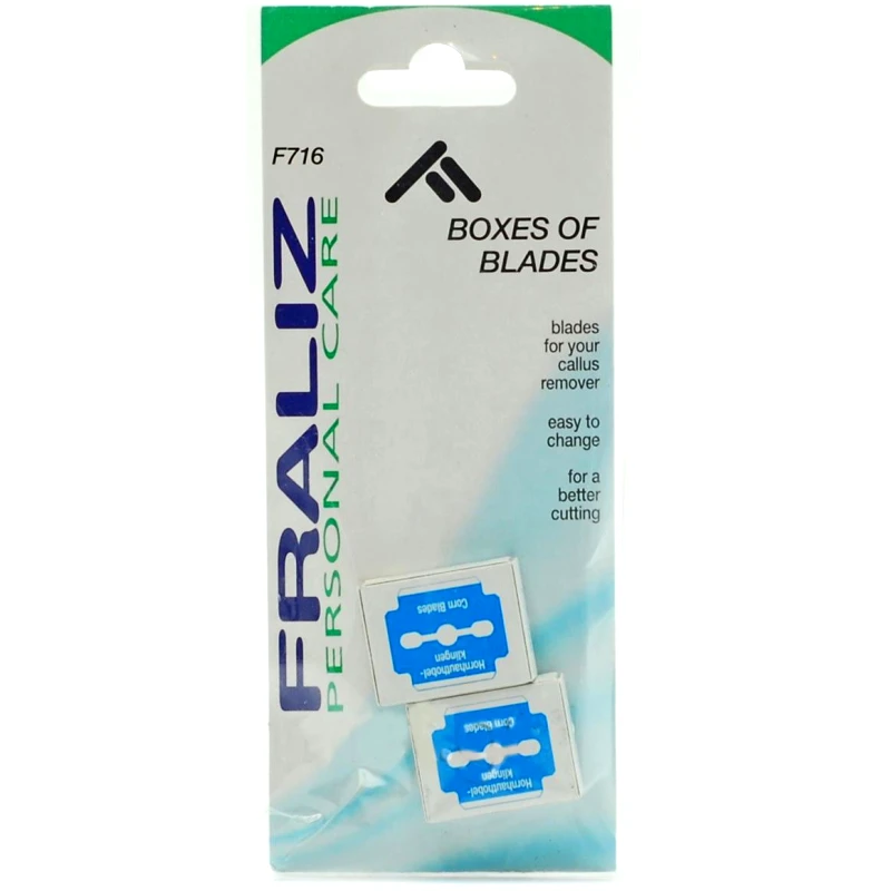Health-Plus Fraliz F716 Boxes of Blades Ανταλλακτικές Λεπίδες για το Αφαιρετικό Κάλων 2 Κουτάκια των 10 Λεπίδων