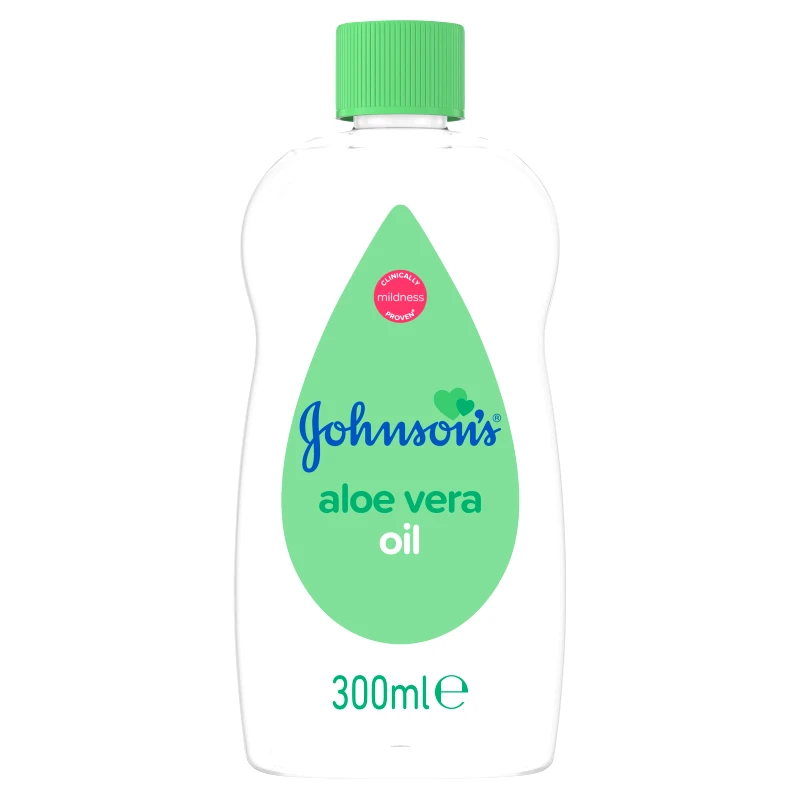 Johnsons & Johnsons Johnson's Baby Aloe Vera Oil Ενυδατικό Λάδι 300ml