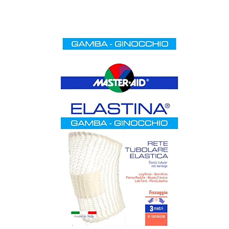 Master Aid Master Aid Elastina Gamba - Ginocchio Ελαστικός Διχτυωτός Επίδεσμος Για Μηρό Και Γόνατο 3m