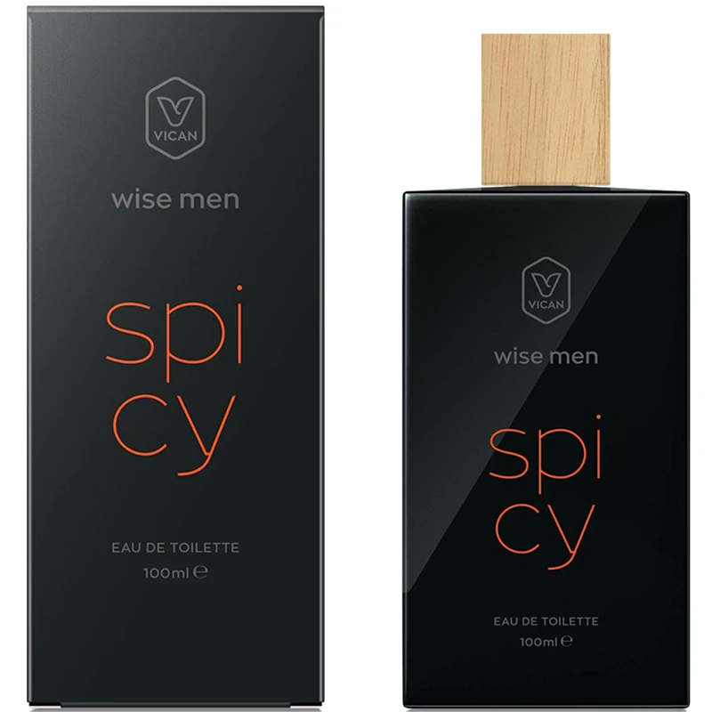 Vican Vican Wise Men Eau de Toilette Spicy Cardamom & Bitter Orange Notes Ανδρικό Άρωμα με Νότες Κάρδαμου & Πορτοκαλιού για Απόλυτη Αίσθηση Φρεσκάδας & Αναζωογόνησης 100ml