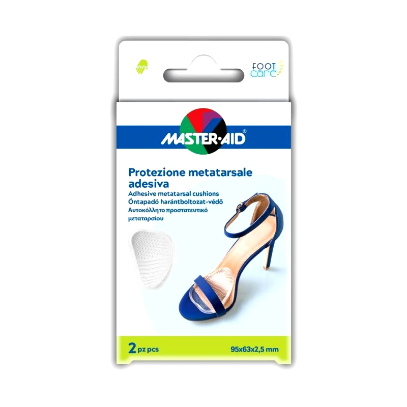 Master Aid Master Aid Protection Metatarsal Gel Προστατευτικό Μεταταρσίου One Size 2 Τεμάχια