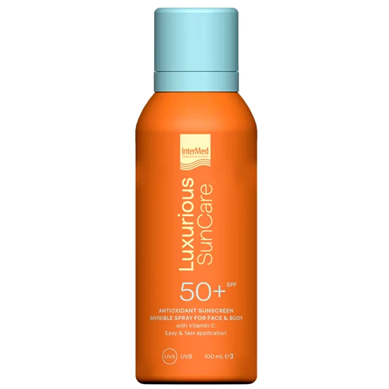 Luxurious Luxurious Suncare Antioxidant Sunscreen Invisible Spray for Face & Body Spf50+ Αντηλιακό Spray Προσώπου, Σώματος Πολύ Υψηλής Προστασίας 100ml