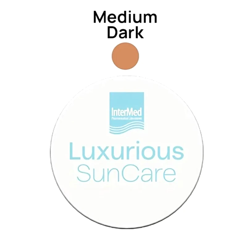 Luxurious Luxurious Suncare Silk Cover BB Compact Spf50+ Πούδρα Πολύ Υψηλής Αντηλιακής Προστασίας για την Κάλυψη Ατελειών & Φυσικό Ματ Αποτέλεσμα 12g - 03 Medium Dark