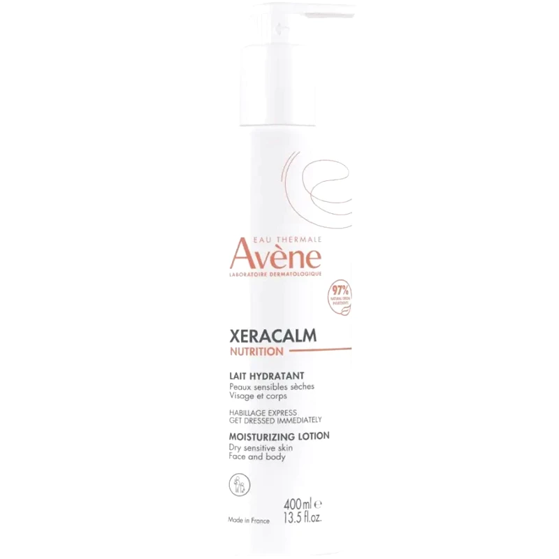 Avène Avene Xeracalm Nutrition Face & Body Moisturizing Lotion 400ml Ενυδατικό Γαλάκτωμα για Πρόσωπο & Σώμα Ιδανικό για Ευαίσθητες & Ξηρές Επιδερμίδες