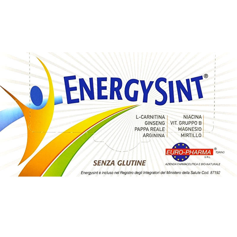 Euro-Pharma Euro-Pharma EnergySint Συμπλήρωμα Διατροφής με Βιταμίνες, Βασιλικό Πολτό, Μύρτιλο, Εκχύλισμα Τζίνσενγκ, Καρνιτίνη & Αργινίνη για Τόνωση του Οργανισμού & Αντιοξειδωτική Προστασία 10 Φιαλίδια