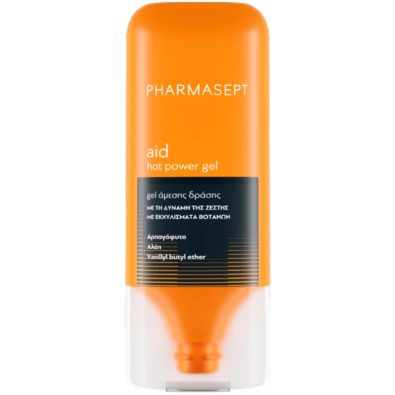 Pharmasept Pharmasept Aid Hot Power Gel Τζελ Άμεσης Δράσης για Αίσθηση Χαλάρωσης & Ξεκούρασης 100ml