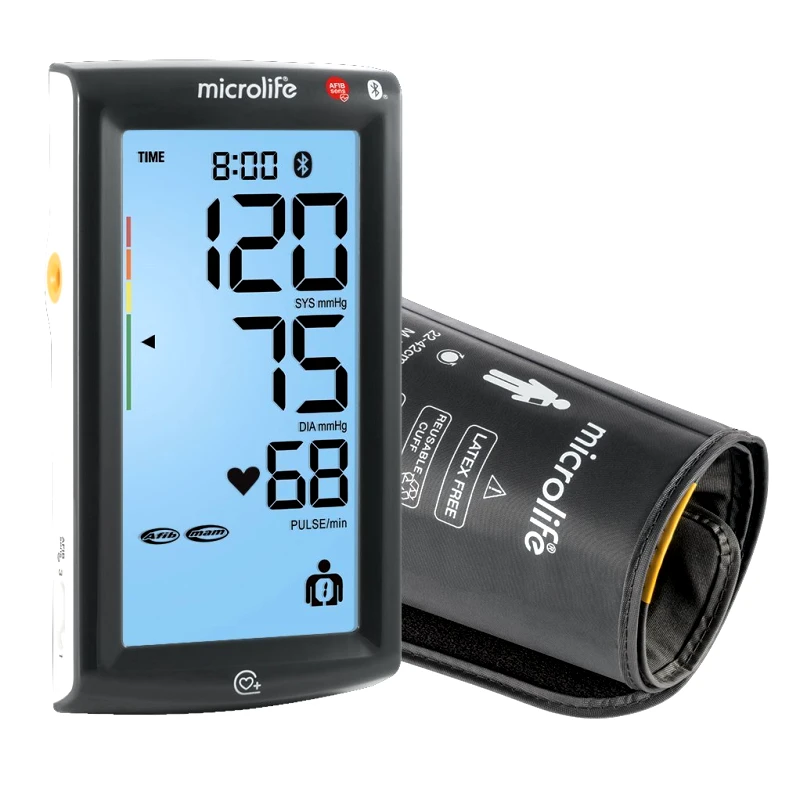 Microlife Microlife BP A7 AFIB Touch BT Grey Ψηφιακό Πιεσόμετρο Μπράτσου με Τεχνολογία Πρόωρης Ανίχνευσης Εγκεφαλικού 1 Τεμάχιο