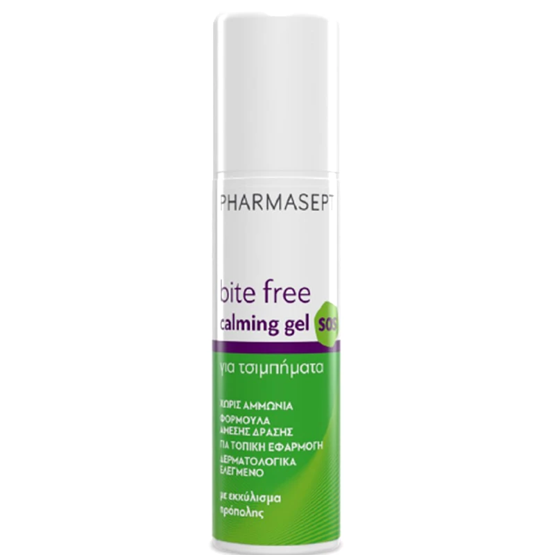 Pharmasept Pharmasept Bite Free Calming Gel SOS Roll-on για Μετά το Τσίμπημα από Έντομα & Τσούχτρες 15ml
