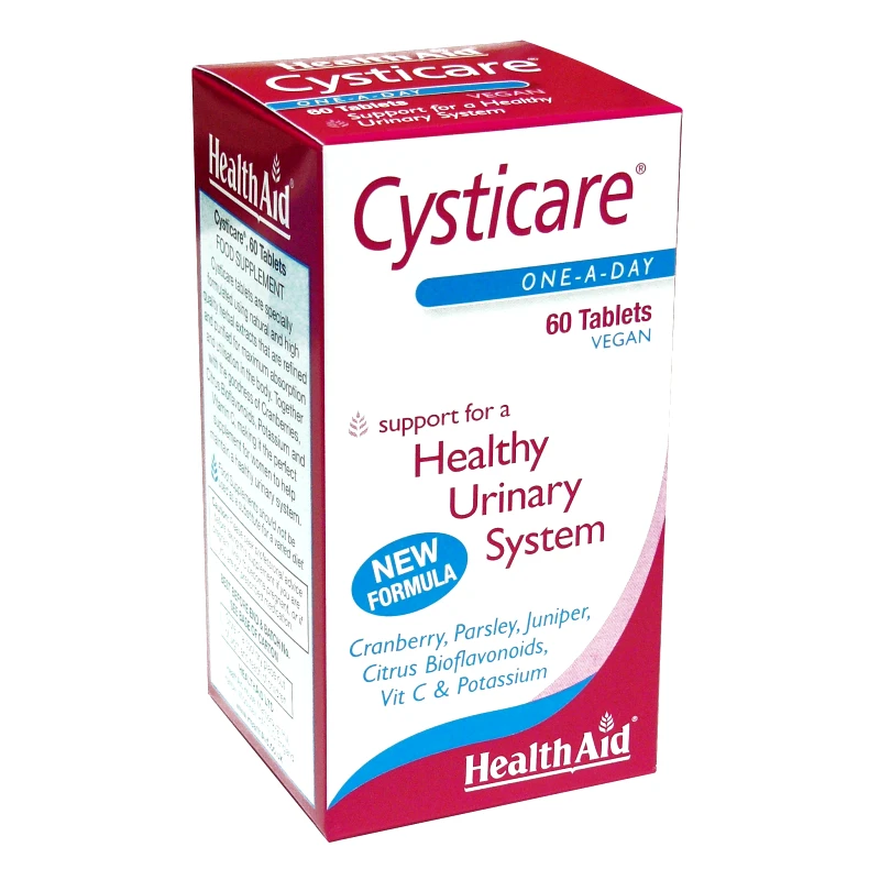 Health Aid Health Aid Cysticare Συμπλήρωμα Διατροφής για την Διατήρηση Ενός Υγιούς Ουροποιητικού Συστήματος 60tabs