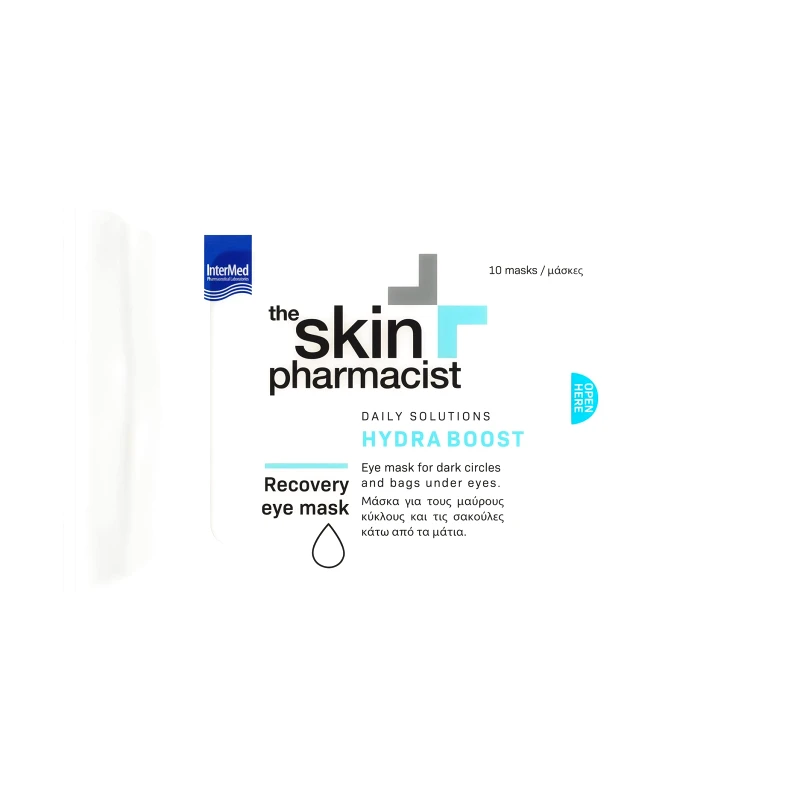 The Skin Pharmacist The Skin Pharmacist Hydra Boost Recovery Eye Mask Μάσκα για τους Μαύρους Κύκλους & τις Σακούλες Κάτω Από τα Μάτια 10Masks x 4ml