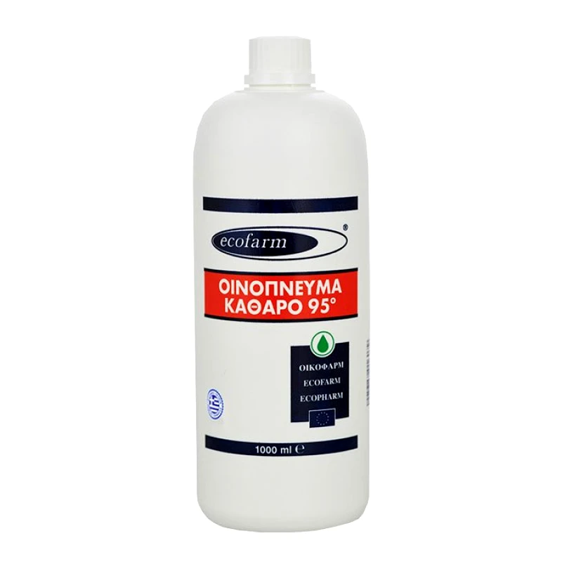Ecofarm Ecofarm Καθαρό Οινόπνευμα 95° 1000ml 1 Τεμάχιο