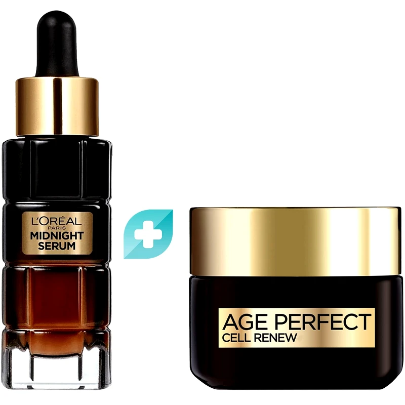 Loreal Paris L'Oreal Paris Πακέτο Προσφοράς Age Perfect Midnight Serum 30ml & Cell Renew Day Cream 50ml