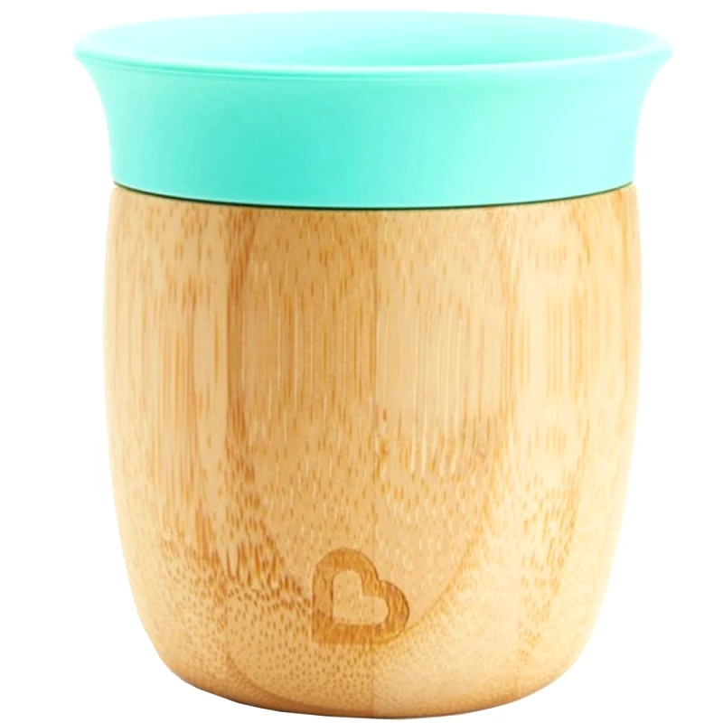 Munchkin Munchkin Bambou Open Cup 6m+, 150ml, Κωδ 90039 Οικολογικό Κύπελο από Μπαμπού με Εσωτερικό Σιλικόνης για Εύκολη Κατάποση από Οποιαδήποτε Γωνία 1 Τεμάχιο