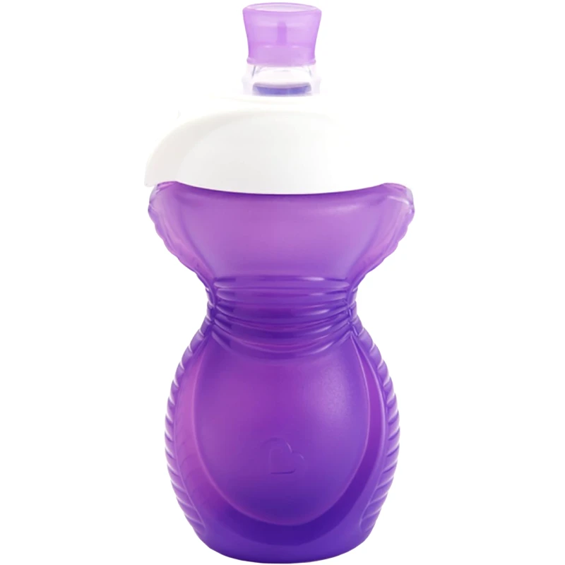 Munchkin Munchkin Click Lock Bite Proof Sippy Cup Παιδικό Κύπελλο με "Click-lock" Σχεδιασμό & Καπάκι Σιλικόνης 296ml - Μωβ