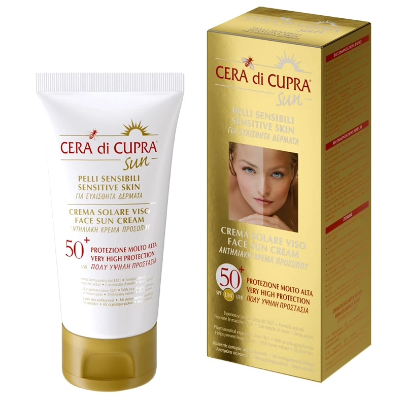 Cera di Cupra Cera Di Cupra Face Sun Cream Spf50+ Αντηλιακή Κρέμα Προσώπου Πολύ Υψηλής Προστασίας 75ml