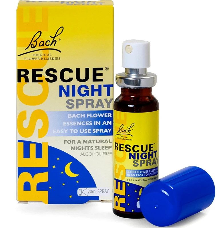 Bach Bach Rescue Night Spray Φυσικό Βοήθημα για την Αϋπνία σε Spray Χωρίς Αλκοόλη 20ml